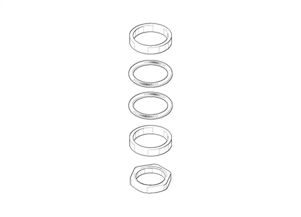 DORNBRACHT Befestigung Verteiler 1/2'' + 3/4'' ERSATZTEILE 90231001200, 9023100120090 Galeriebild 1